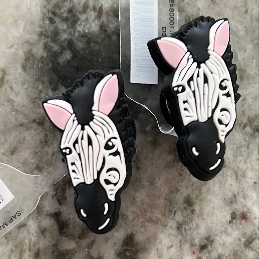 NWT Zebra 🦓 Croc Jibbitz